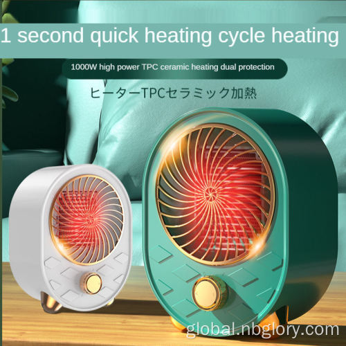Warm Fan Luxury Rapid Warming Home PTC More levels Rechargeable Power-off protection Electric Heater Warm Fan for Office and Home Factory